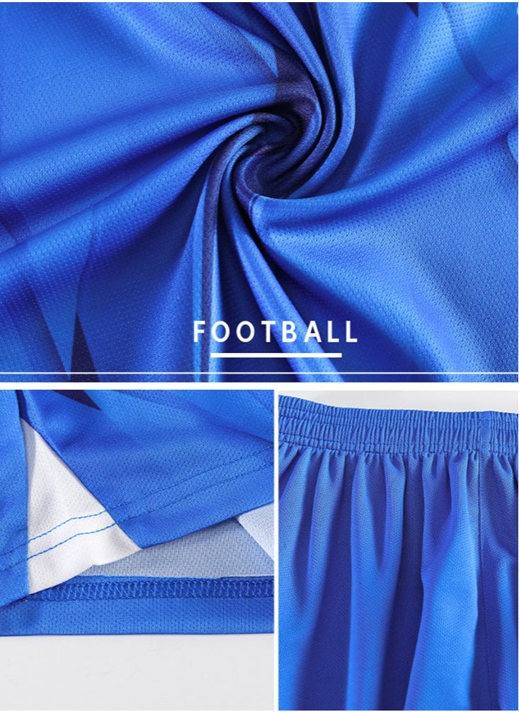 Perfii Kids Football Jersey Set - #10 Complete Soccer Jersey Set with 1 Jersey, 1 Short and 1 Pair of Socks, Perfect Gift for Kids Children and Football Fans  - Image 2