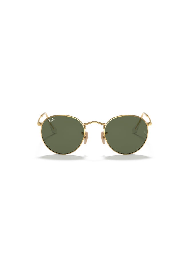 راي بان Men Full Rimmed Round Sunglasses 0RB3447N - Image 2