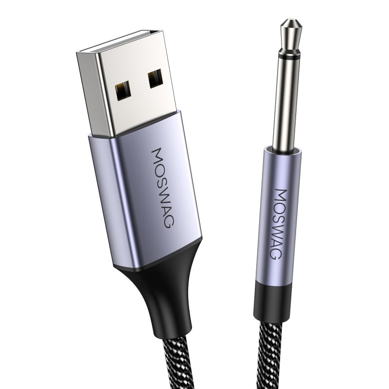MOSWAG USB DC Charging Cable 2.5mm, 3ft Replacement DC Charging Cable USB Fast Charging Cord -1 Pack (2.5mm Port, Length 19mm)-(This is NOT Barrel Jack) - Image 1