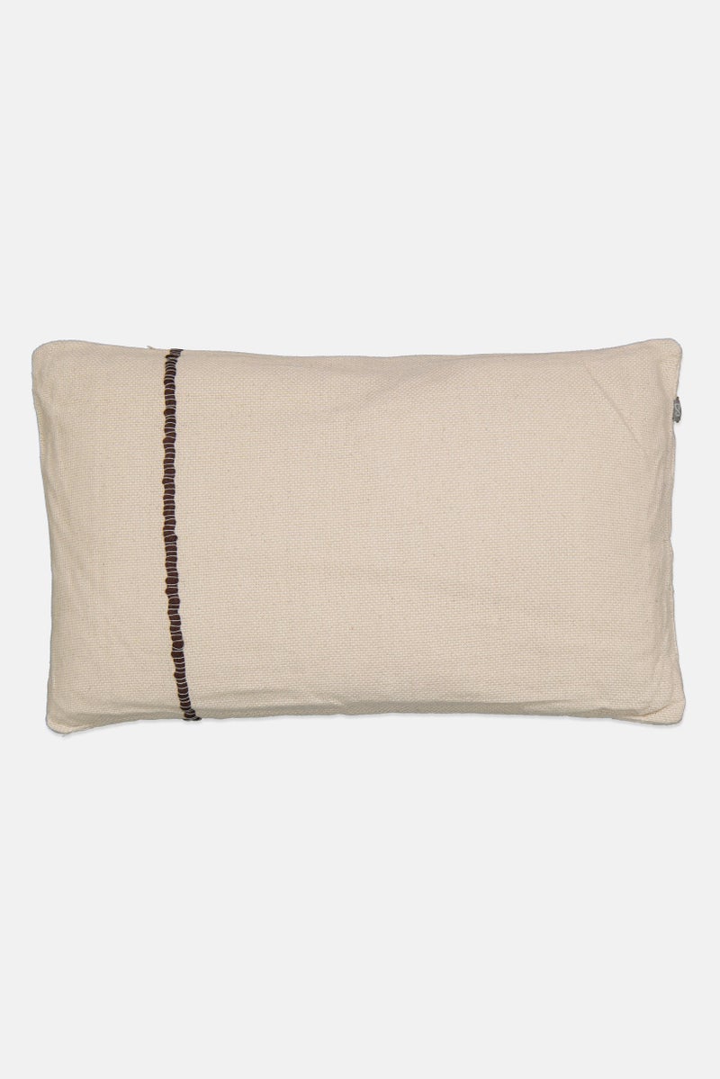 Muy Mucho Removable Cover Textured Cushion 30 x 50 cm, Beige  - Image 2