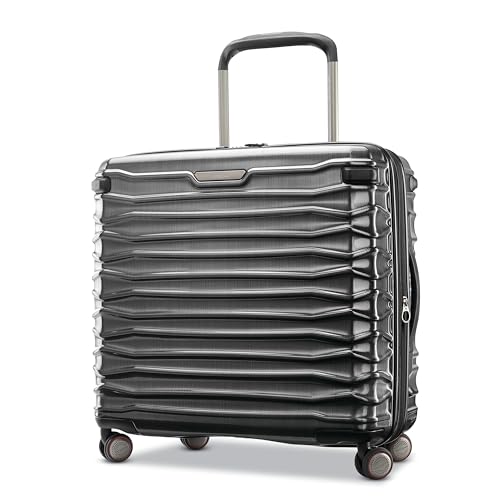 Samsonite Stryde 2 Hardside Expandable Luggage with Double Spinner Wheels, Medium Glider, Brushed Graphite - Image 1