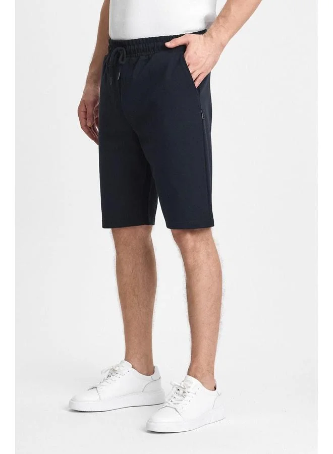 Mmetalic  Men's Black-Navy-Grey-Anthracite Side Pocket Elastic Waist Regular Fit Comfortable Cut 4-Piece Shorts. for Men | Best Price UAE