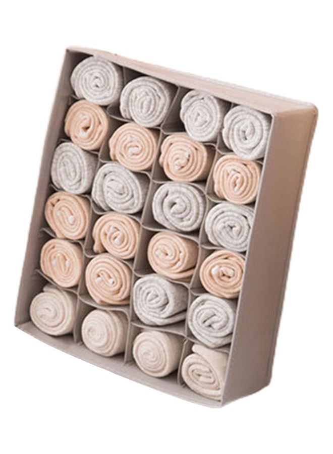 NIBEMINENT Multifunctional Non-Woven Fabric Storage Box Grey