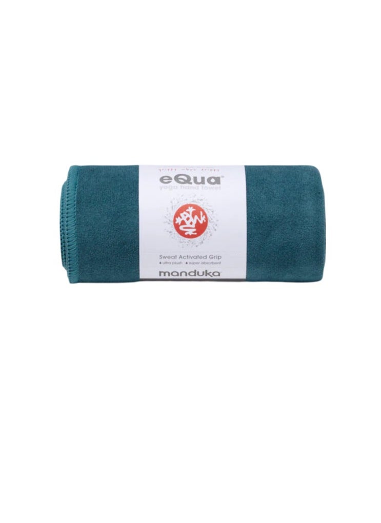 Manduka EQUA YOGA HAND TOWEL SAGE SOLID 16 INCH  - Image 1