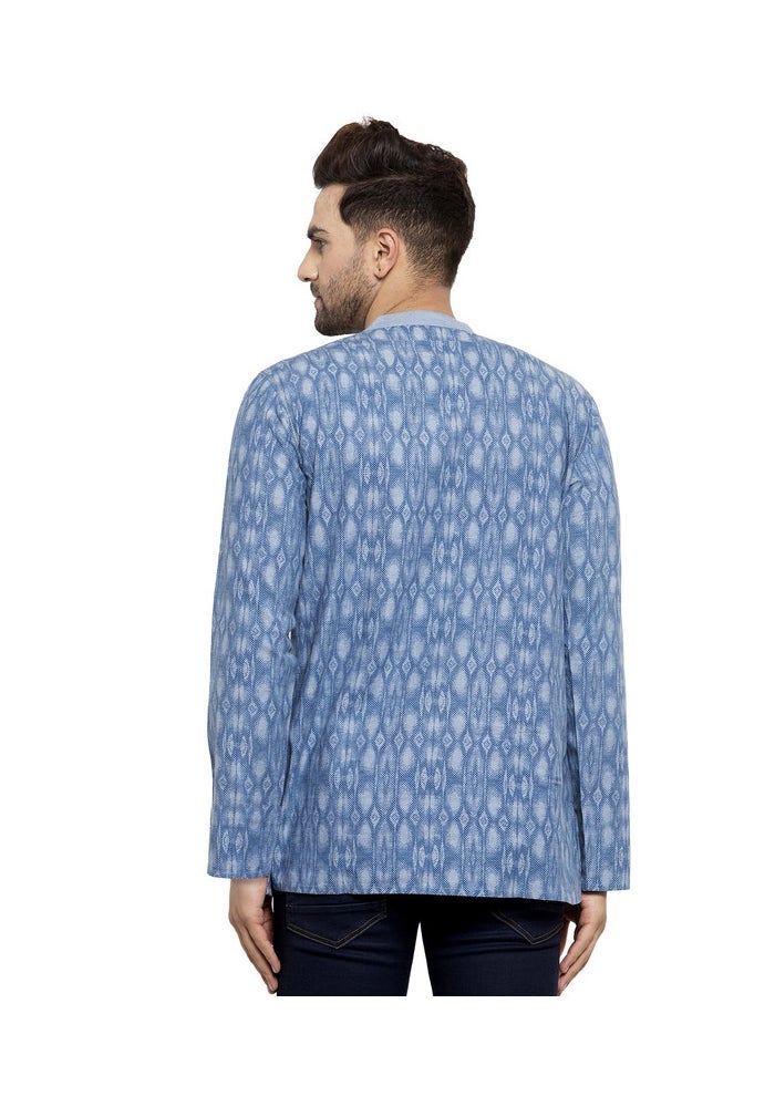 ARCHATTIRE Men’s Blue Denim Kurta for Men - Image 5