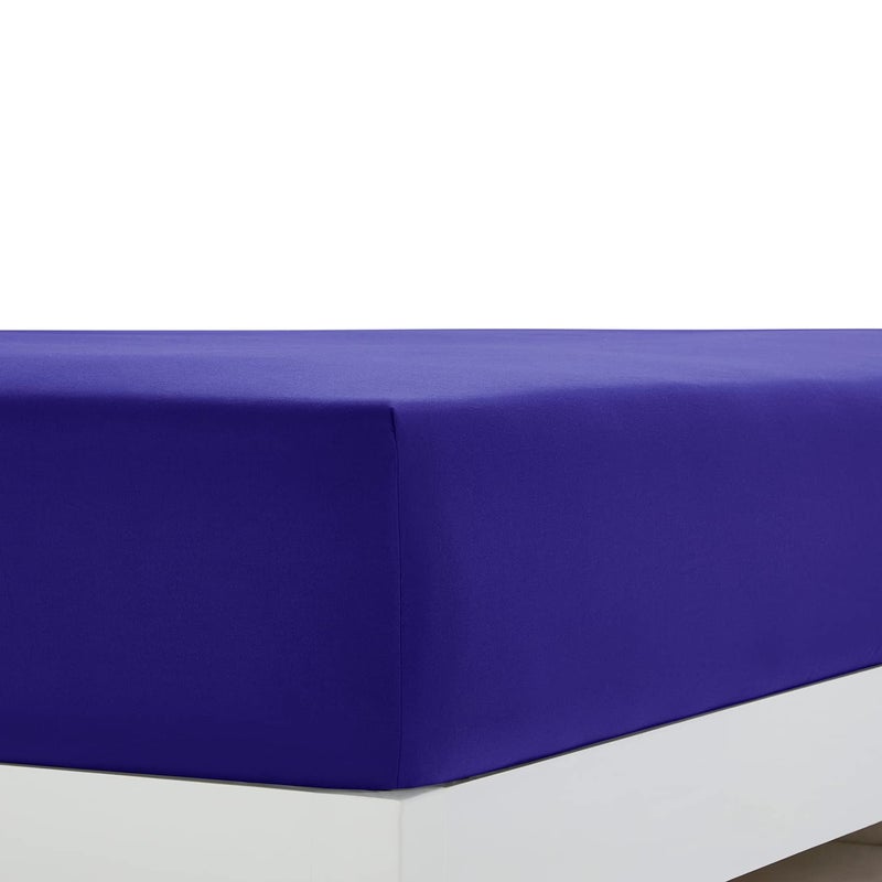 Clara Clark Bed Sheets, Premier 1800 Series 4 Piece Bed Sheet Set, Deep Pocket, Wrinkle, Fade, Stain Resistant, Luxury Soft Bedding Sheets & Pillowcases, Full, Royal Blue - Image 3