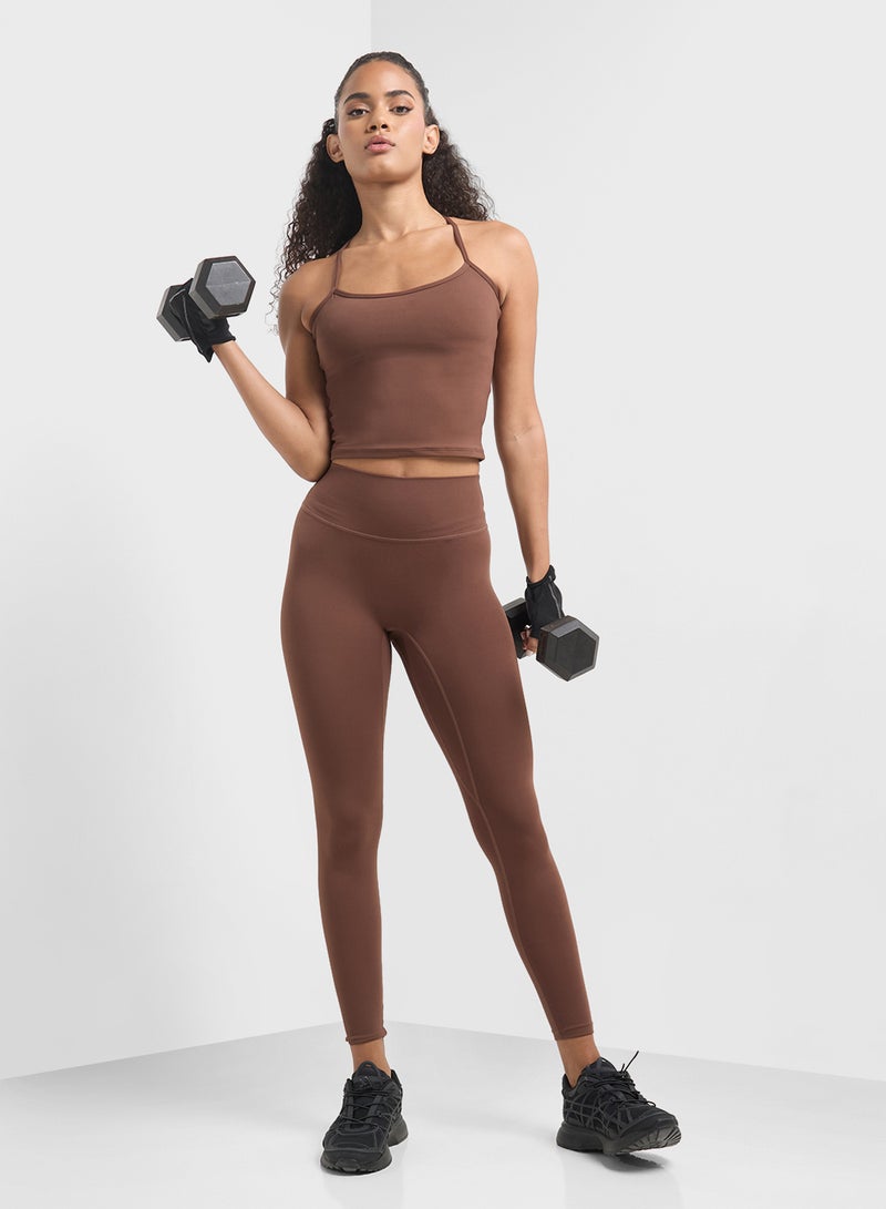 FRWD Strappy Seamless Vest & Sculpting Leggings Set  - Image 5