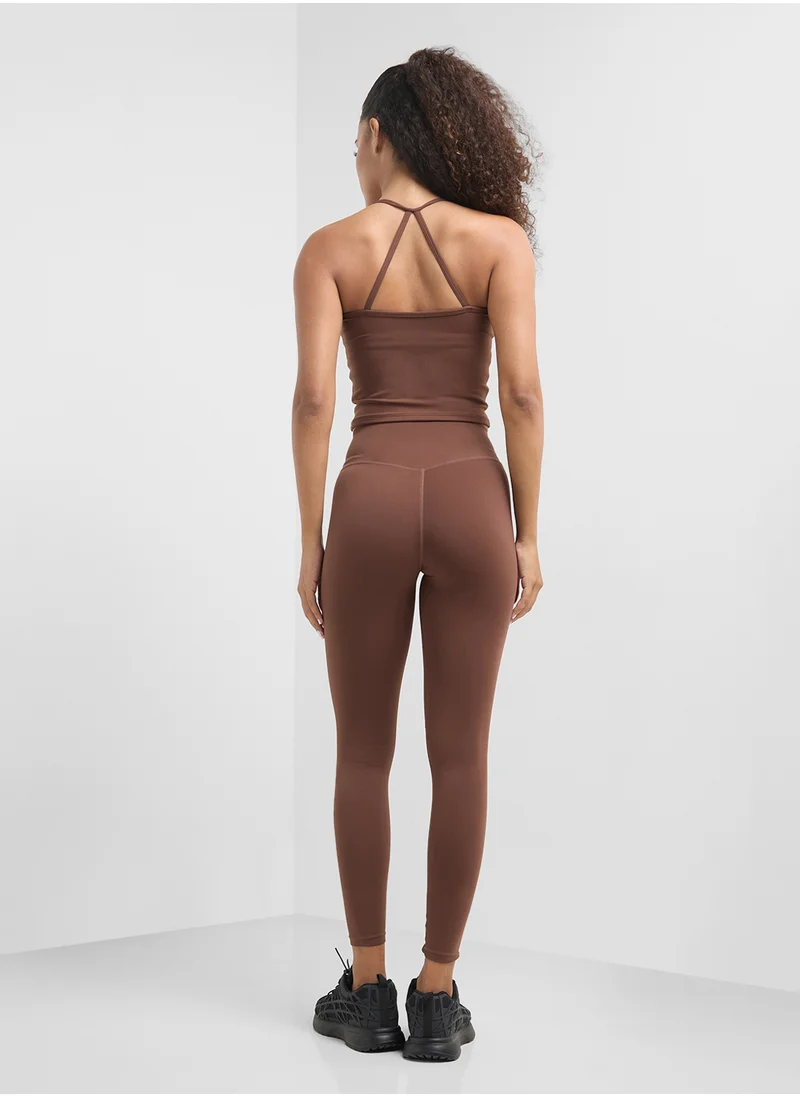 فورورد Strappy Seamless Vest & Sculpting Leggings Set