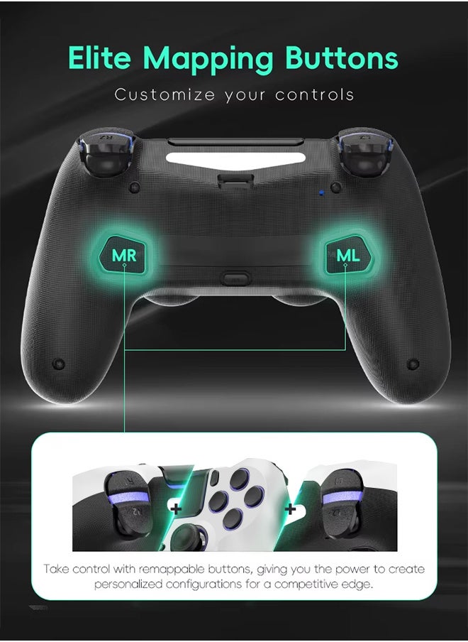 DATA FROG - Bluetooth-Compatible Game Controller for PS4/Slim/Pro Wireless Gamepad For PC Dual Vibration Joystick For IOS/Android - Image 1