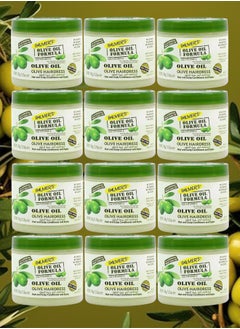 12 Pieces Olive Hairdress Cream Made With Olive Oil Vitamen E 150 Grams