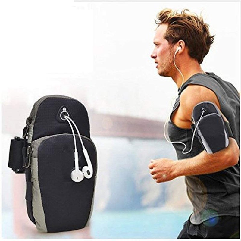 CEUTA® Sports Arm Bag/Pouch Universal Waterproof Hand Fitness Mobile Case for Running Hiking Jogging and Gym Activities for All Android and iOS Phones (Up to 5.7" inch) -Colour May Vary - Image 1