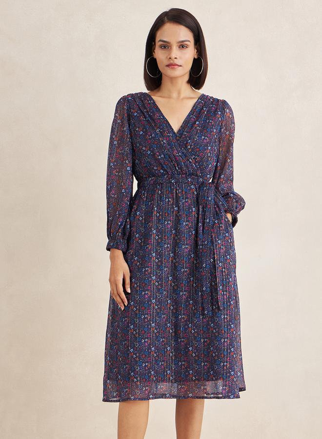Femmella Floral Chiffon Dress  - Image 1