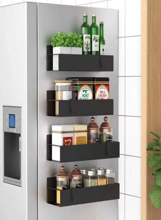 Rellon Spice Rack Organizer for Fridge Seasoning Organizer for Kitchen storage Metal Spice Organiser with Screw or Adhesive Hanging For Kitchen Bathroom,Cosmetic Organizer Masala Stand (PACK OF 6) - Image 5