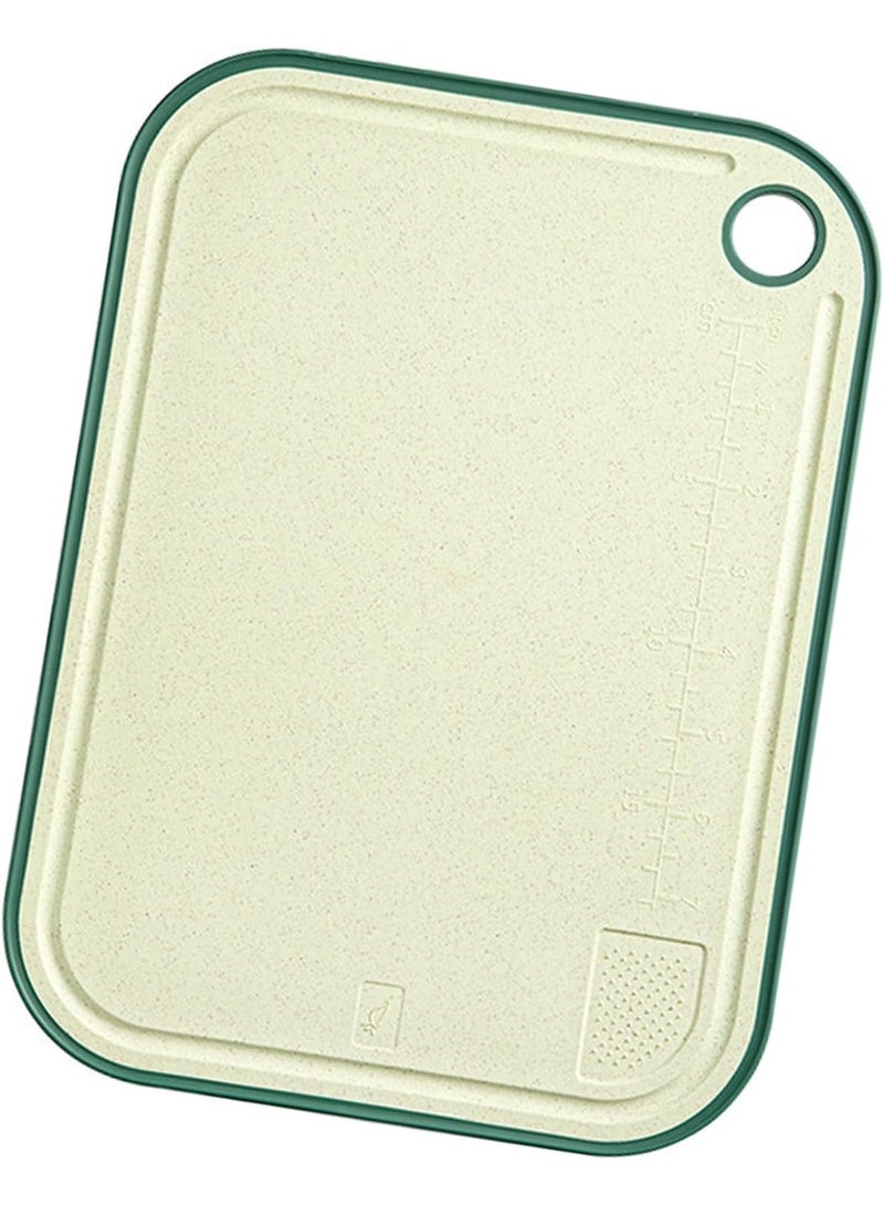 Kitchen cutting board with handle, decorative cutting board for serving pizza, cheese, meat and fruit (28 x 38 cm) - Image 1