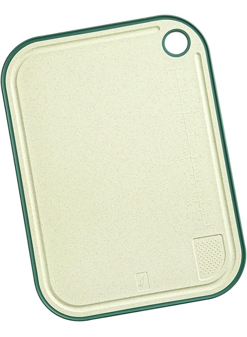 Kitchen cutting board with handle, decorative cutting board for serving pizza, cheese, meat and fruit (28 x 38 cm) - Image 5