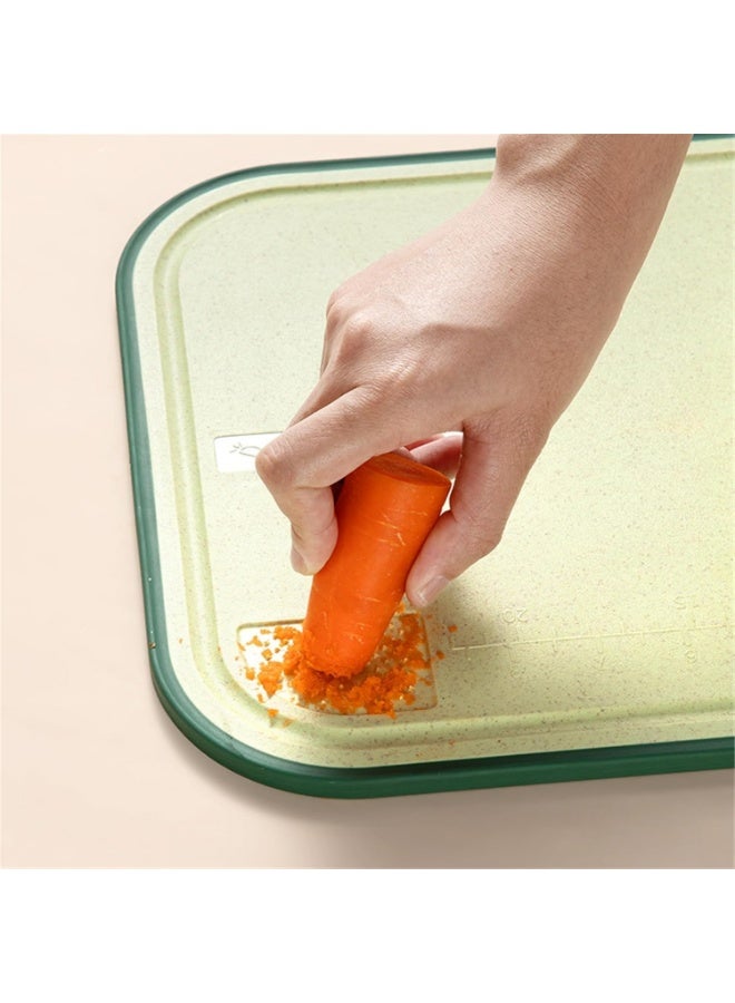 Kitchen cutting board with handle, decorative cutting board for serving pizza, cheese, meat and fruit (28 x 38 cm) - Image 4