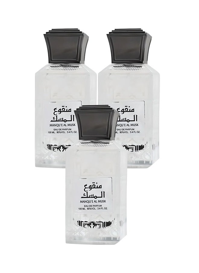 لطافة - 3 قطع عطر مانك المسك 100 مل - Image 1