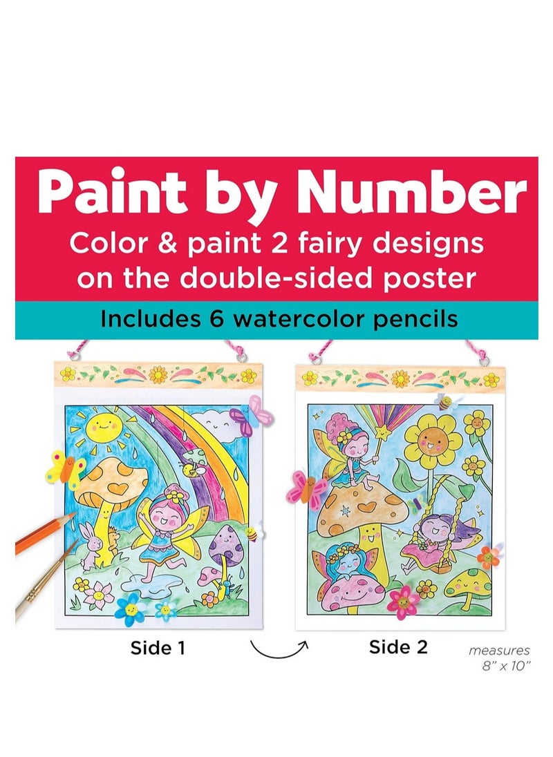 Creativity for Kids Creativity for Kids Paint by Numbers Mermaid Pets Wall Art - Mermaid and Pet Designs, Creative Play, Art Activity, Home Decor Project, Gift for Children, Artistic Expression  - Image 2