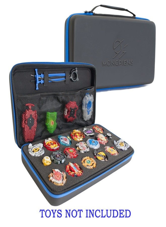 MONGPIENS Battling Tops Soft Carrying Case Waterproof Storage box Organizer for Burst Spinning Top and Launcher (Large) - Image 2