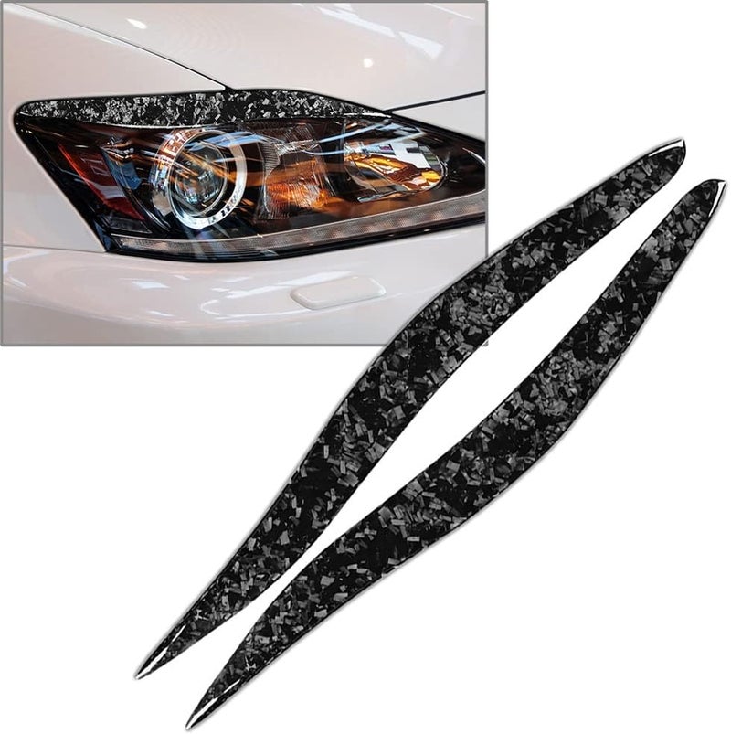 QASULER Car Headlight Eyebrow Eyelid Trim for Lexus IS250 IS350 - Image 5