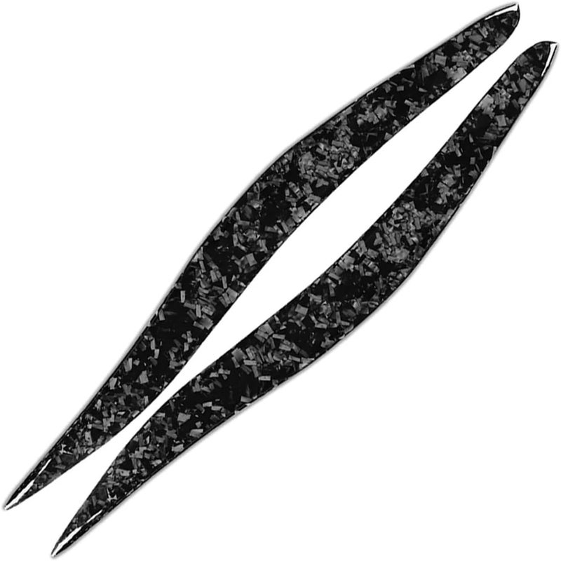 QASULER Car Headlight Eyebrow Eyelid Trim for Lexus IS250 IS350 - Image 1