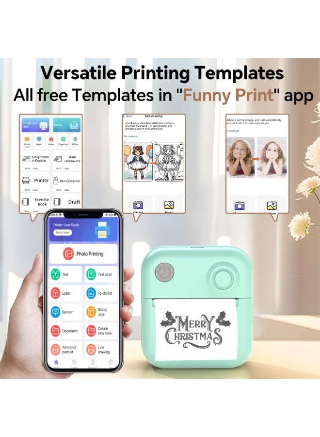 general Label Maker Machine with Tape – Bluetooth Thermal Label Printer, Mini Sticker Maker for Home, Office, Small Business & Organization, Portable Sticker Printer for Phones - Image 4