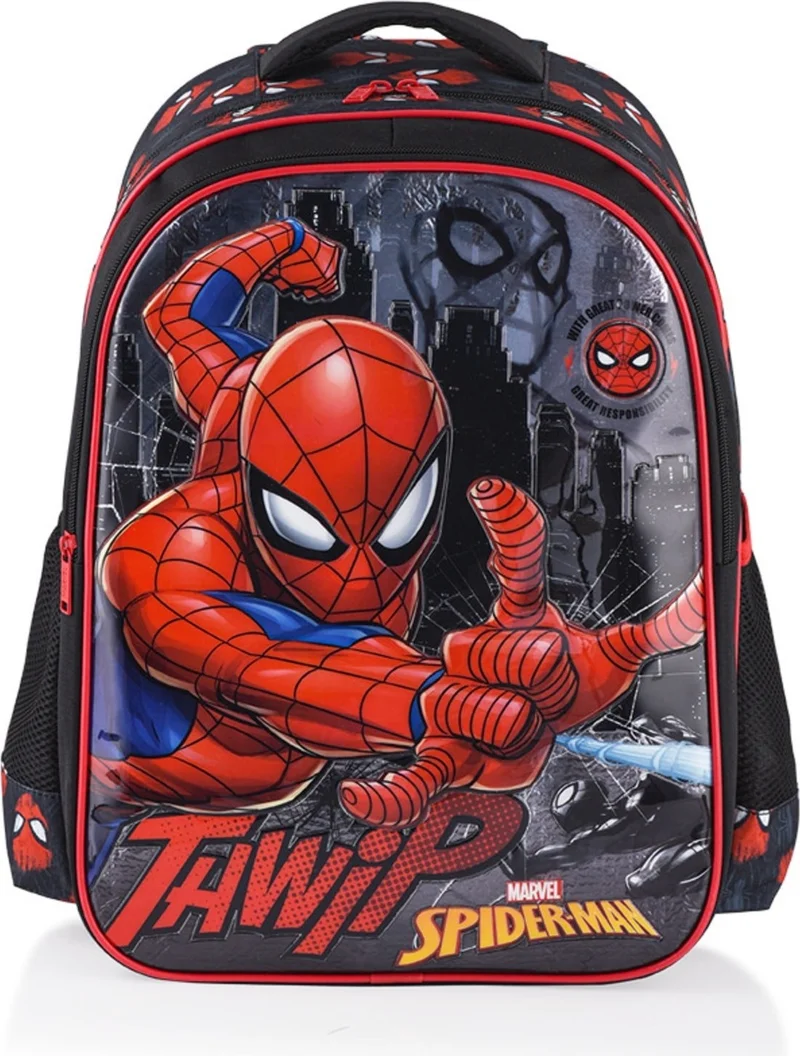 فروكس Spiderman Primary School Bag Salto Thwip School Set