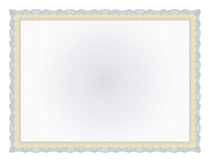 Great Papers! Twisty Graph Navy and Gold Foil Certificate, 8.5" x 11", 15 Count (2013295)
