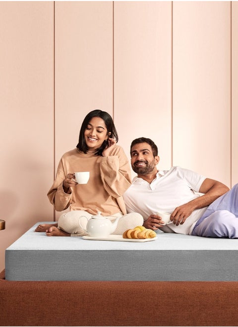 Wakefit Orthopedic Memory Foam 20 cms Medium Firm Mattress with ShapeSense Technology, AeroTek Fabric Technology