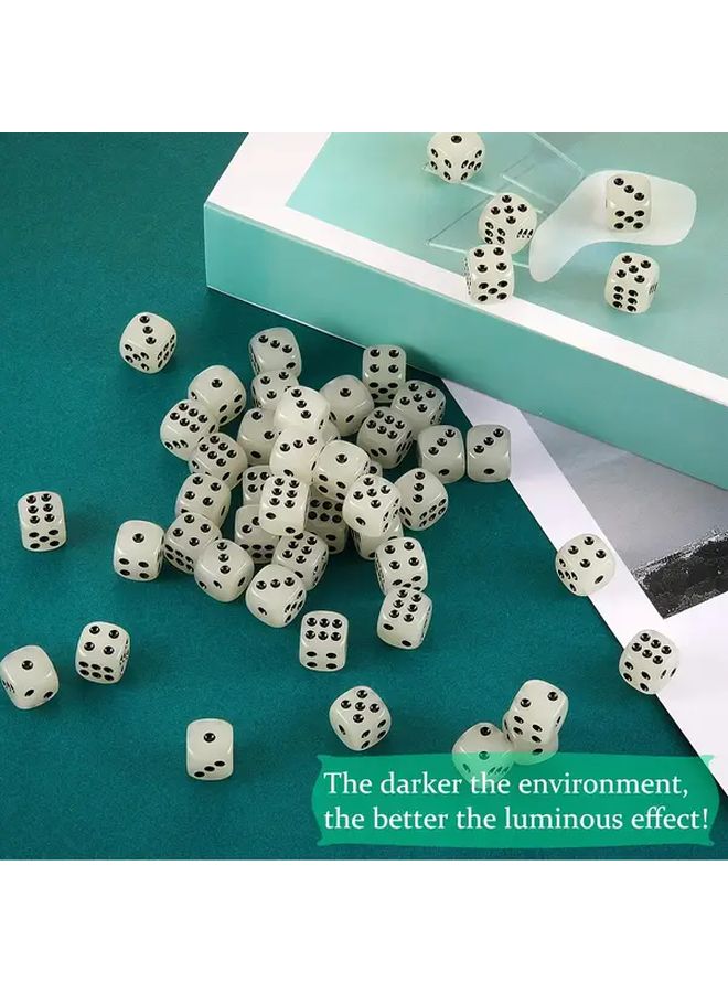 Glow In The Dark Dice Set 10 Pieces 16mm For Board Games And Parties - Image 5