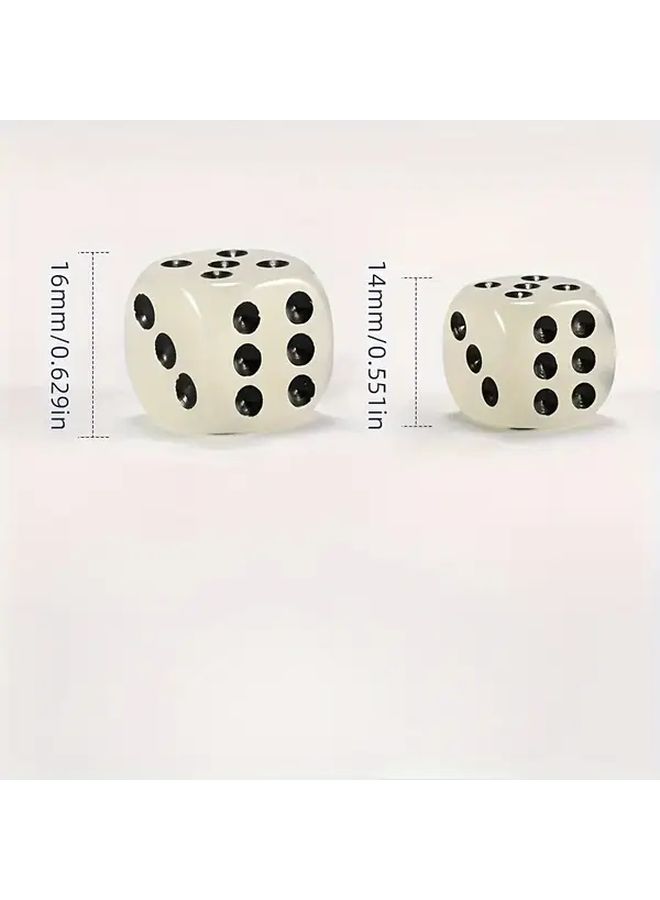 Glow In The Dark Dice Set 10 Pieces 16mm For Board Games And Parties - Image 2
