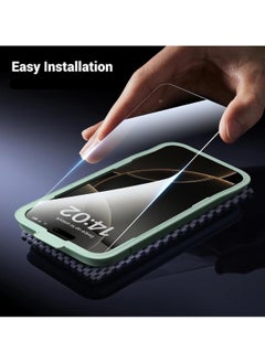 Glass iPhone 16 Pro Screen Protector 6.3'' 9H+ Unbreakable Protection HD Ultra Clear Tempered Glass Screen Protector Easy to Install Phone Screen Protector Fit for Most Cases Pack of 2  - Image 2