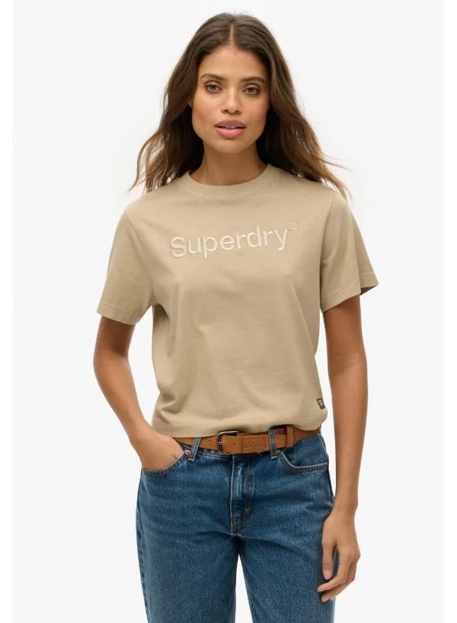 Emb Core Logo Boxy Loose Tee