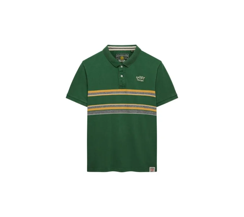 سوبر دراي Vintage Stripe Jersey Polo Shirt