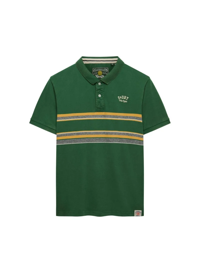 Superdry  Vintage Stripe Jersey Polo Shirt for Men | Best Price UAE