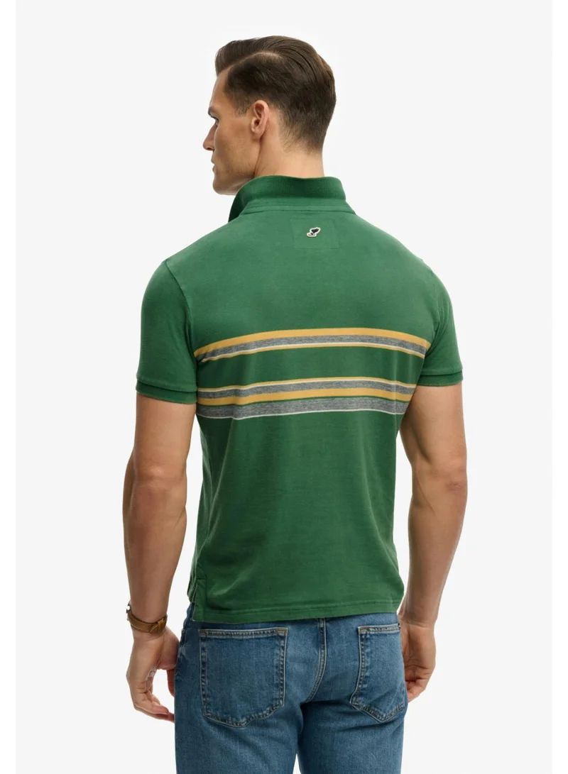 Superdry  Vintage Stripe Jersey Polo Shirt for Men | Best Price UAE