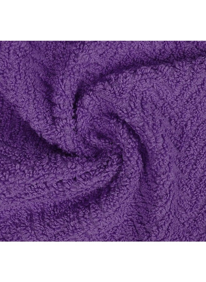 ZUPERIA Zigzag Wash Cloth -8 Pack -12" x 12"- Highly Absorbent Soft Washcloths for Face, Gym Towels, Hotel Spa Quality, Reusable Multipurpose Towels (Assorted) - Image 4