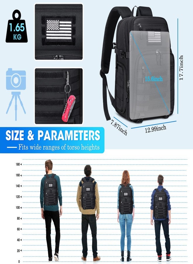SDYSM Camera Backpack Bags for Photographers Professional DSLR/SLR Mirrorless Tactical Camera Bag 15.6 inch with Waterproof Rain Cover Laptop Compartment Tripod Holder Small Bag Photography Backpack - Image 4
