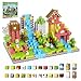Fitrobust 200PCS Magnetic Building Blocks Set Magnetic Tiles Kids Build Cubes STEM Game Toys Build Forest World Set Christmas Birthday Gifts for Boys Girls Age 3 4 5 6 7 8 9 10 08 in Size - Image 3