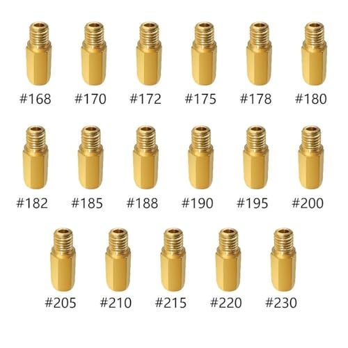 Strongthium Carburetor Main Jet Kit for Nibbi Keihin FCR FCR-MX PE PJ PWK PWM 99101-357 168# ~ 230# - Image 2