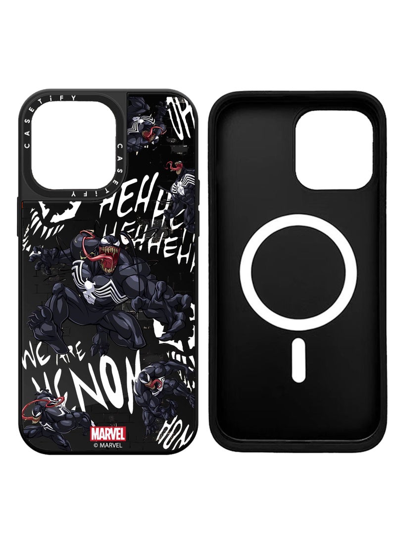 Casetify - Magnetic Suction Phone Case for iPhone 15 Pro Max Venom Protective Cover - Image 1