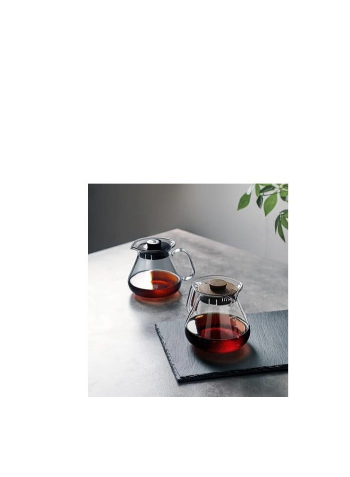 zeroHero Coffee Glass Server- Original Glass Server -High Borosilicate Glass- Heat Resistant Coffee Carafe - Coffee Pot with Lid -(450ml) - Image 5