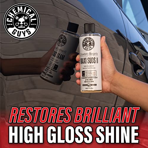 Chemical Guys CWS_1011 Maxi-Suds II Foaming Car Wash Soap (for Foam Cannons, Foam Guns or Bucket Washes) for Cars, Trucks, Motorcycles, RVs & More, 128 Fl Oz (1 Gallon), Strawberry Scent - Image 5