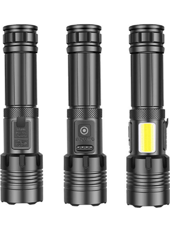 Bright Cob Charging Flashlight Black 17.4x4.3x3.5cm - Image 5