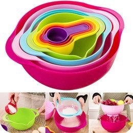 Tim Hawk Plastic Mixing Bowl and Measuring Set Multicolour - Image 2