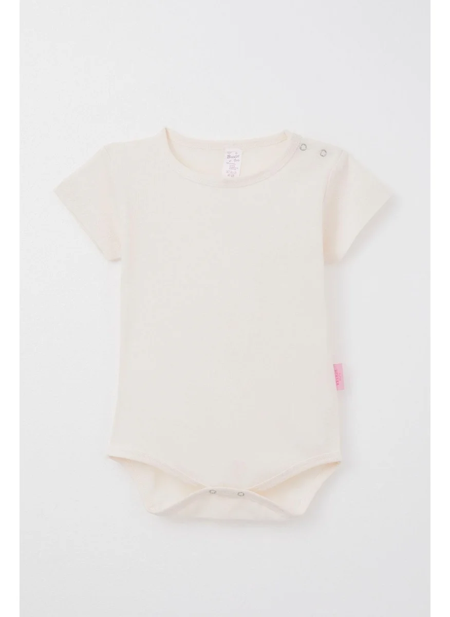 Breeze Baby Girl Snap Bodysuit Basic 9 Months-3 Years, Powder