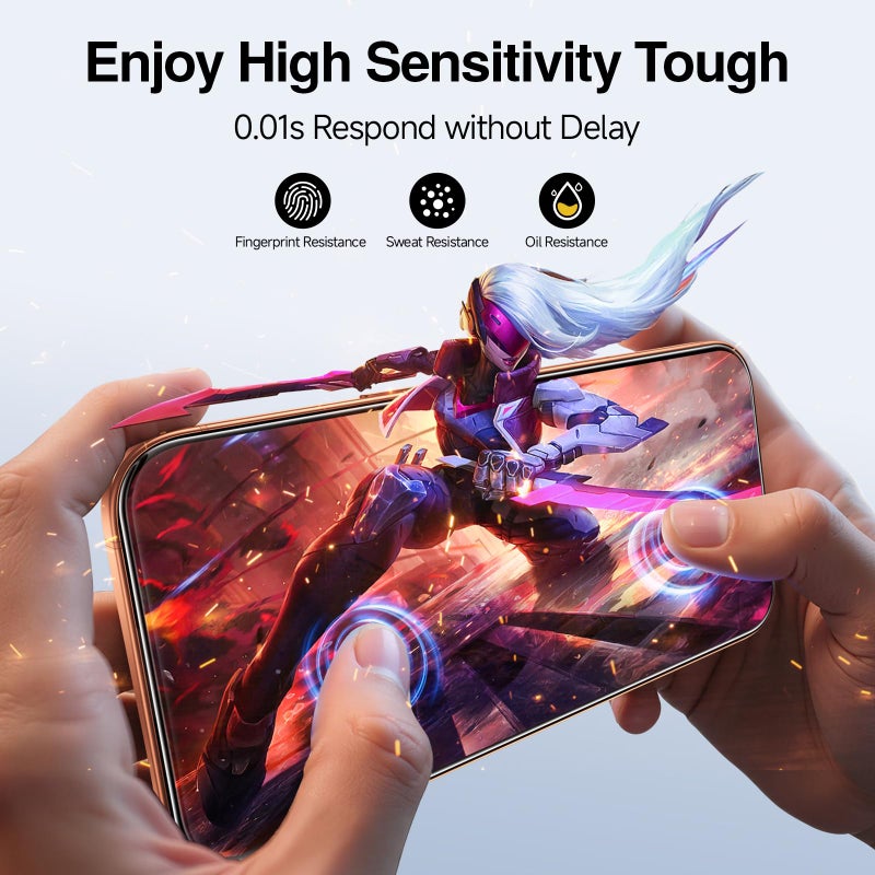 SMARTDEVIL 2-Pack Tempered Glass Screen Protector for iPhone 17 Pro Max, SmartPull Box Bubble-Free Instant Install Applicator, 9H Military-Grade Protection, Case-Friendly - Image 5