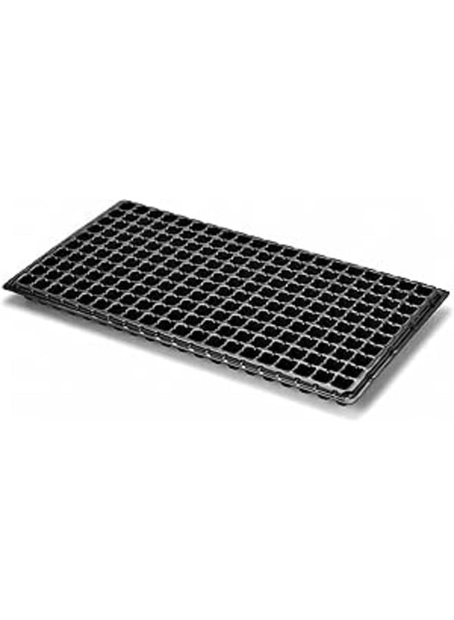 200 Cell Seedling Starter Trays Extra Strength 10 Pack - Seed Planting Insert Plug Tray, Soil & Hydroponics Plant Growing Plugs - Image 1