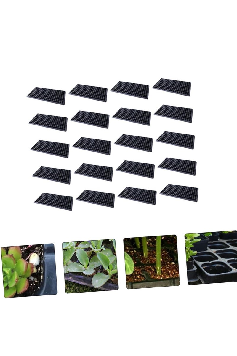 200 Cell Seedling Starter Trays Extra Strength 10 Pack - Seed Planting Insert Plug Tray, Soil & Hydroponics Plant Growing Plugs - Image 2