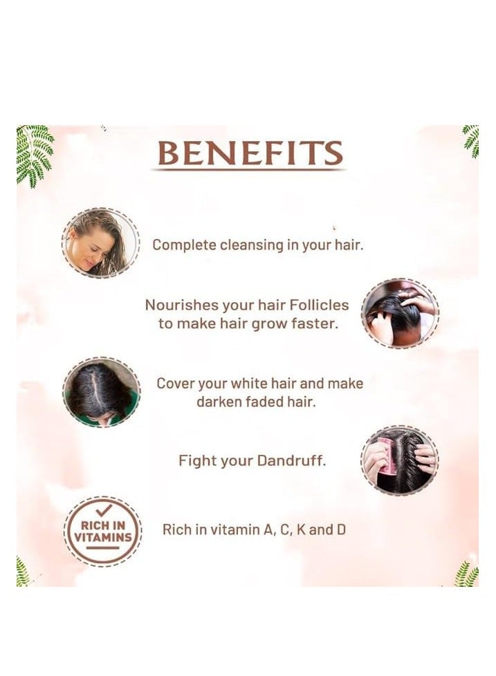 مملكة الإكسسوارات مسحوق شيكاكاي (250 غرام) - نقي 100% | للعناية الطبيعية بالشعر والبشرة | يعزز نمو الشعر، ويقوي جذوره، ويقلل من القشرة، ويمنحه لمعانًا | ينظف البشرة بلطف - Image 5